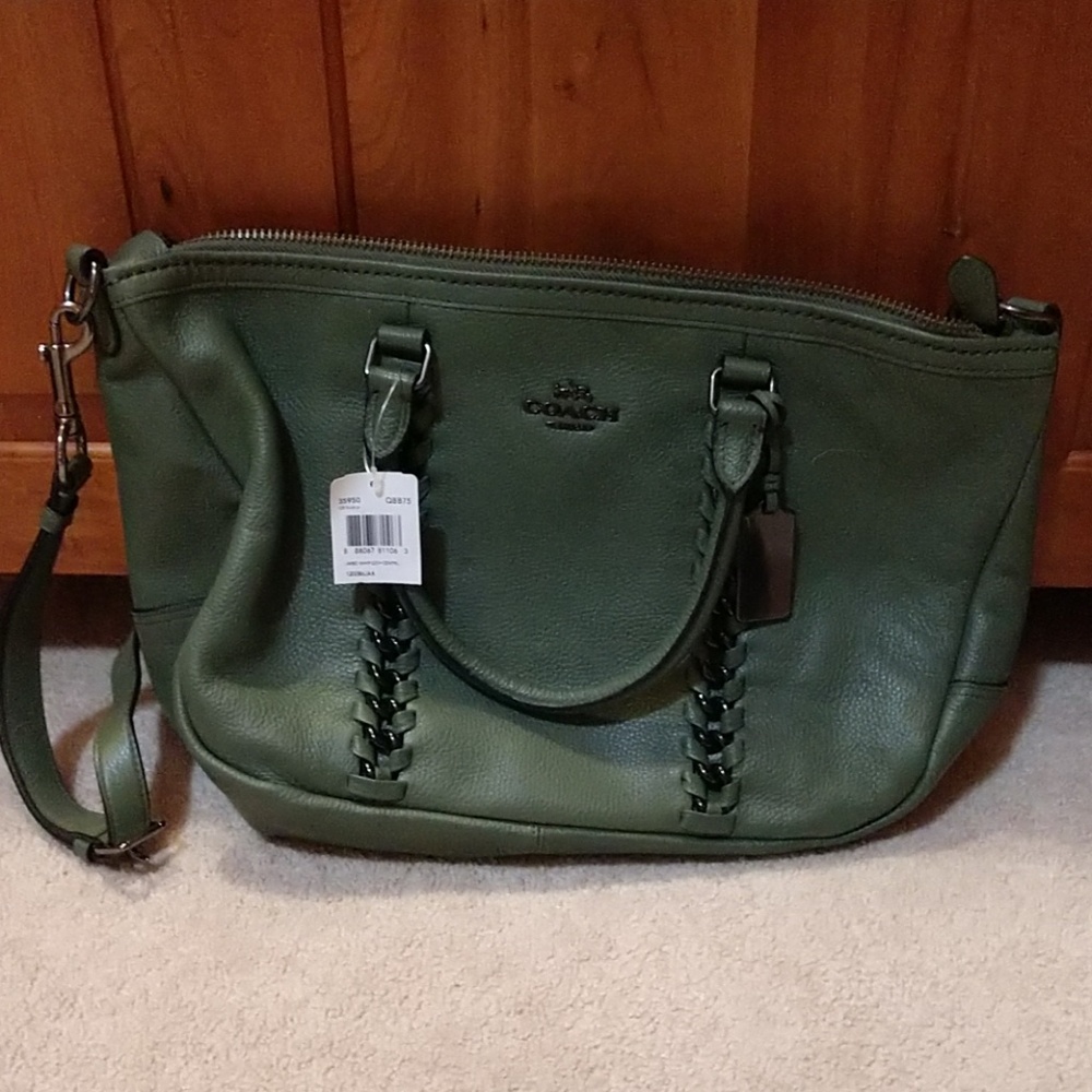 Coach large handbag - jumbo whip